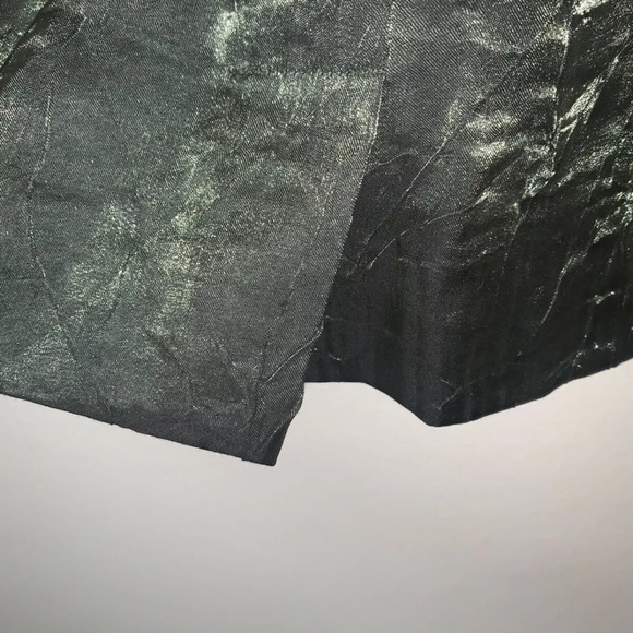 VINTAGE LENA GABRIELLE NY Green Satin Skirt! 27”! - Picture 5 of 12